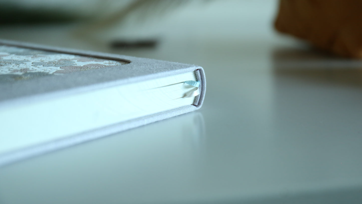Rounded Spine Dot Grid Journal(Flower)