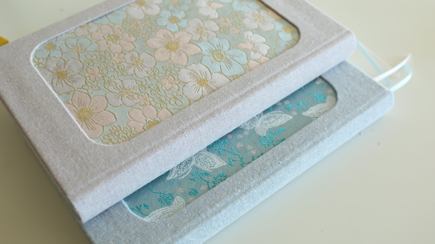 Rounded Spine Dot Grid Journal(Butterfly)