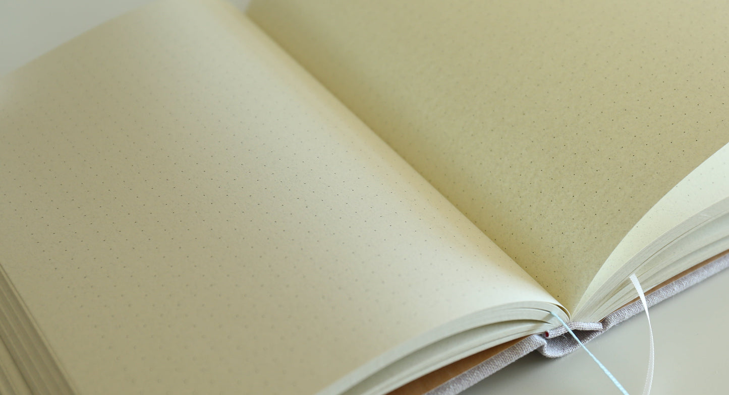 Rounded Spine Dot Grid Journal(Butterfly)