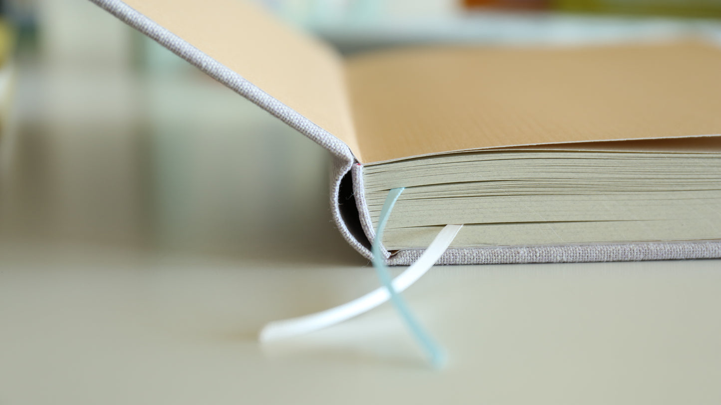 Rounded Spine Dot Grid Journal(Flower)