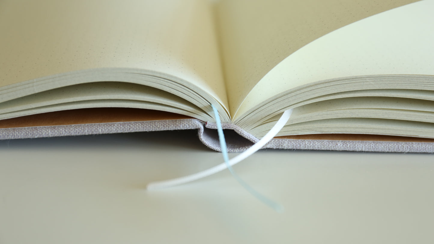 Rounded Spine Dot Grid Journal(Flower)