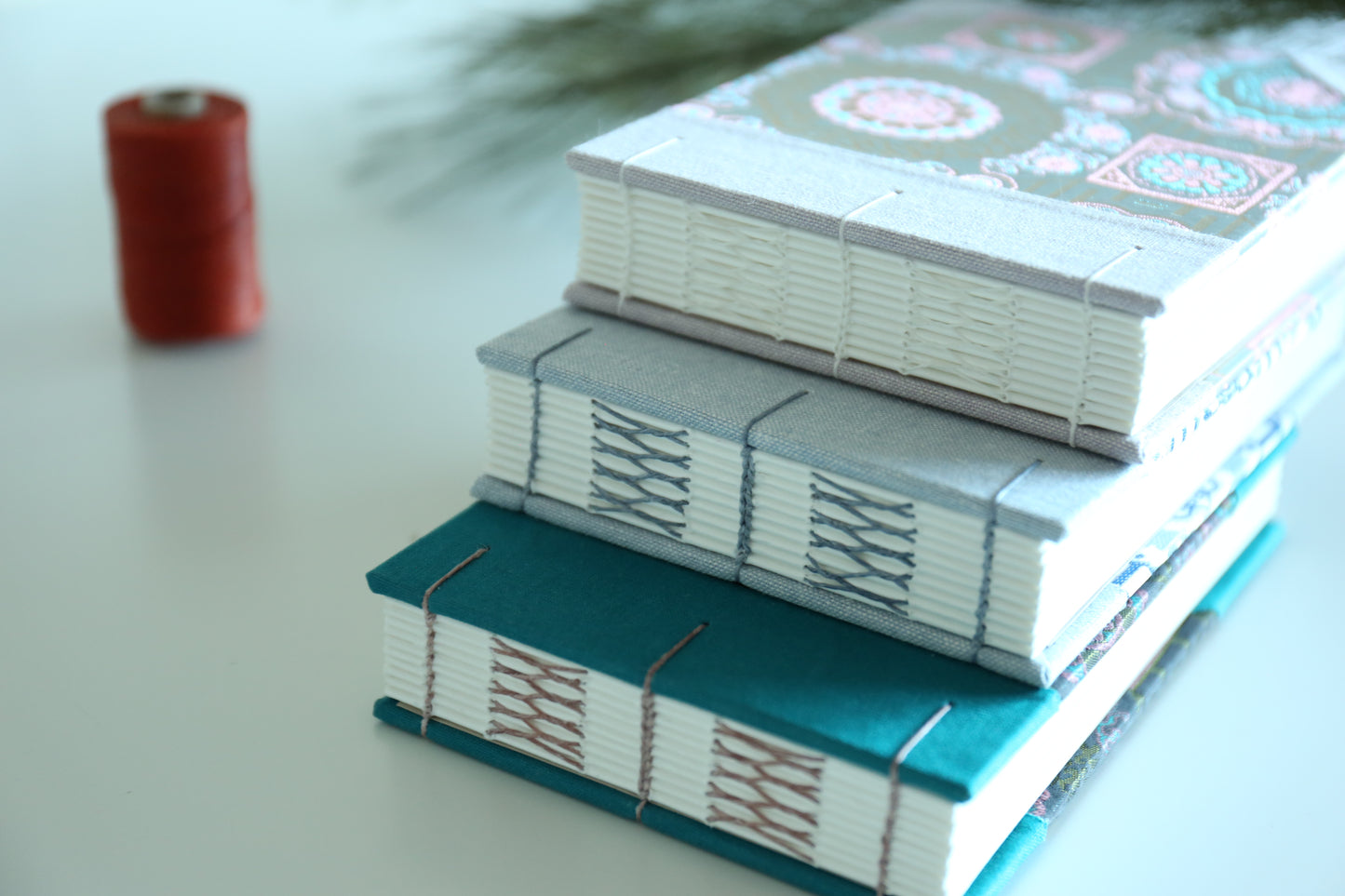 4"x 6" Stitched Watercolor Book (Blue)