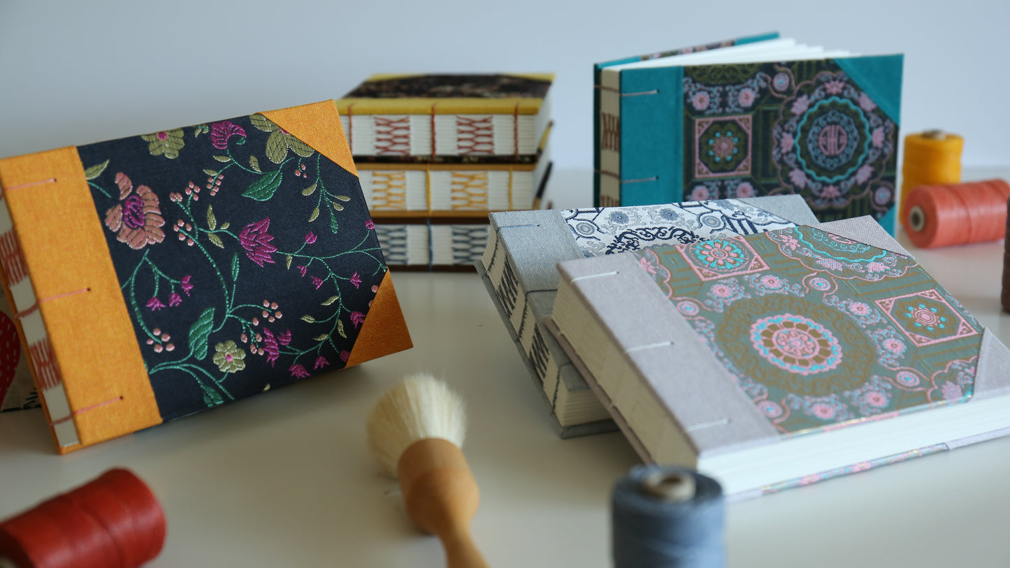 4"x 6" Stitched Watercolor Book (Pink)