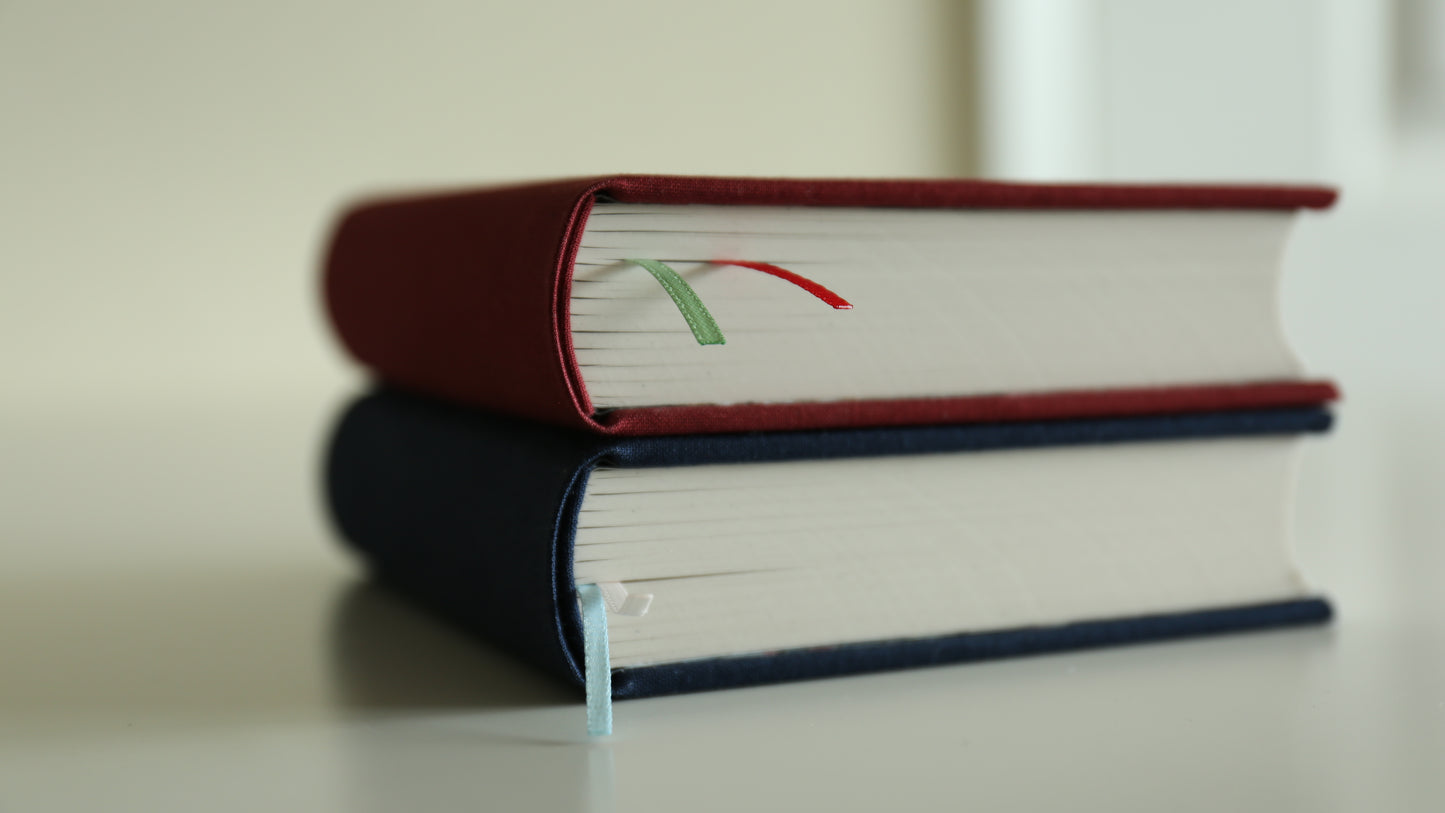 Red Rounded Spine Journal