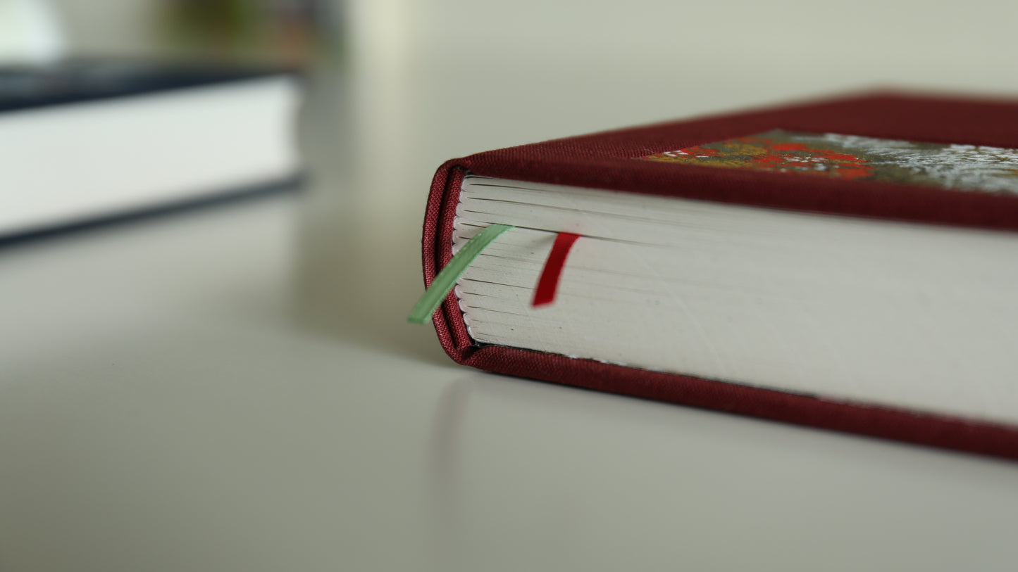 Red Rounded Spine Journal