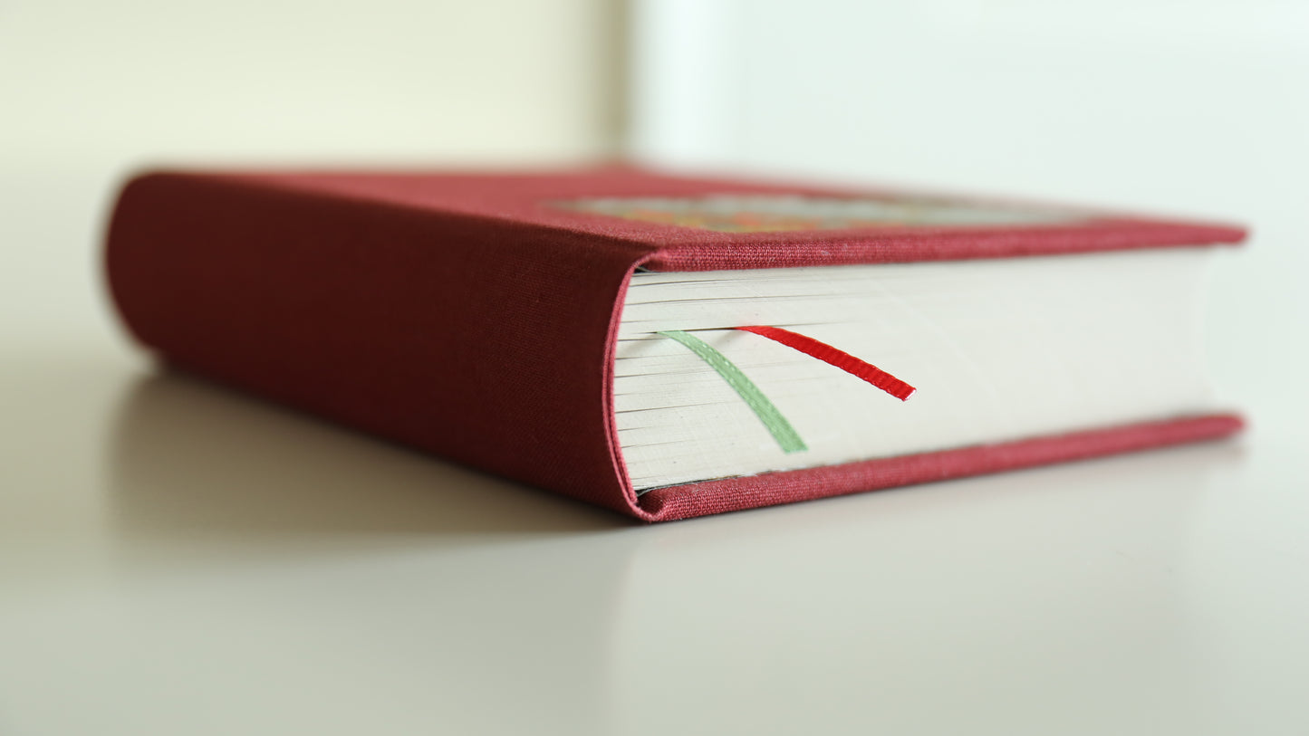 Red Rounded Spine Journal