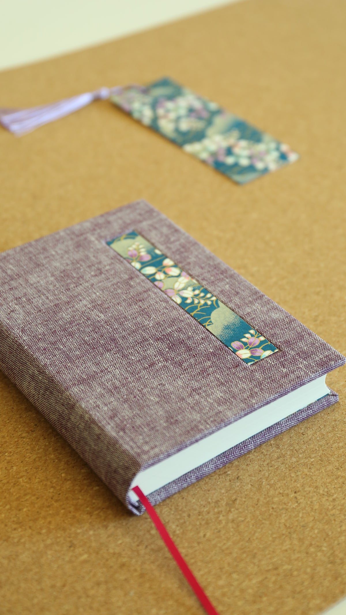 Handmade A6 Rounded-Spine Sketchbook (Lavender)