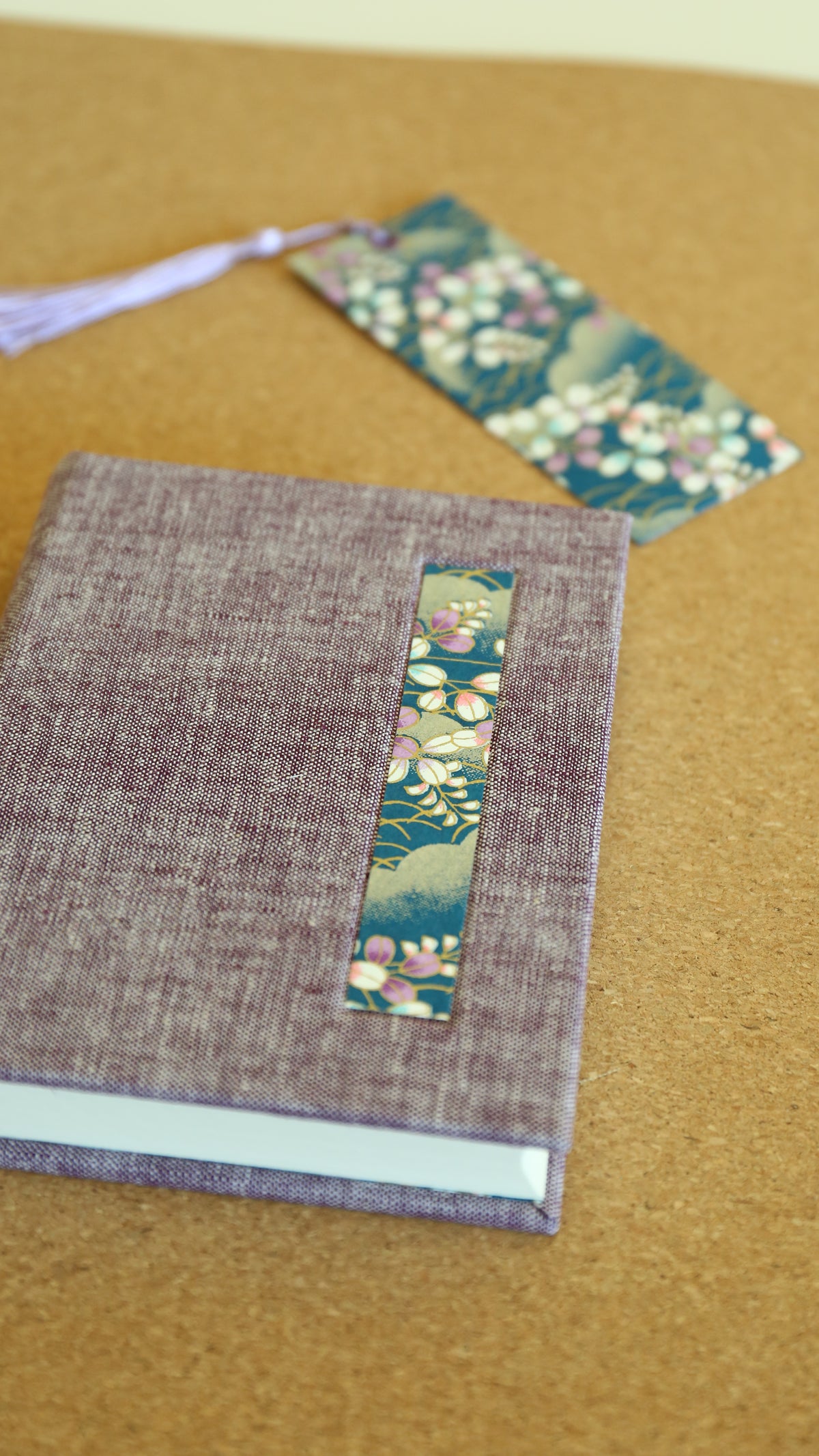 Handmade A6 Rounded-Spine Sketchbook (Lavender)