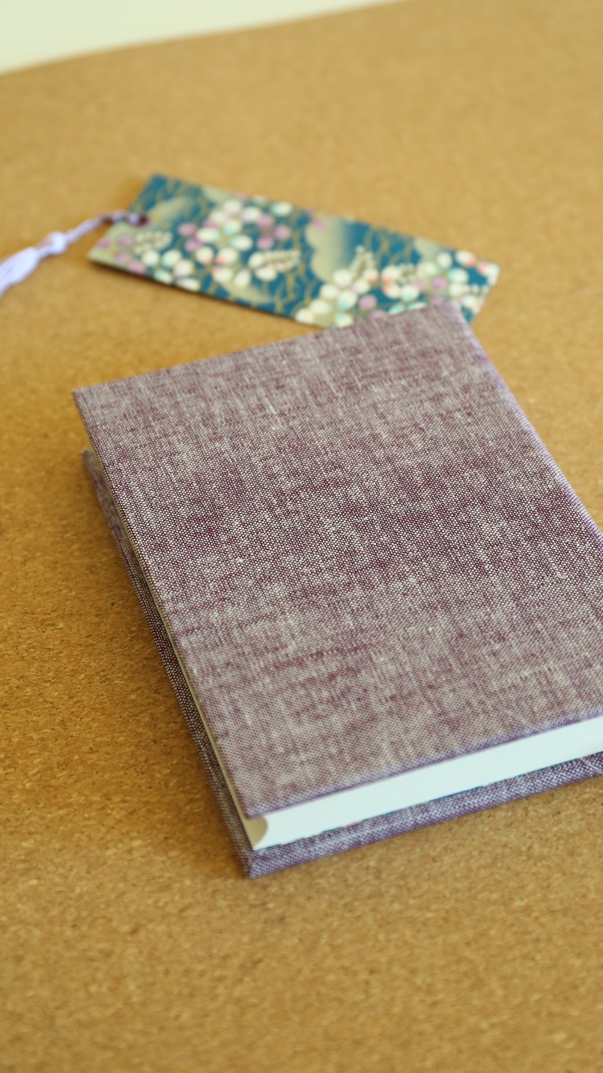 Handmade A6 Rounded-Spine Sketchbook (Lavender)