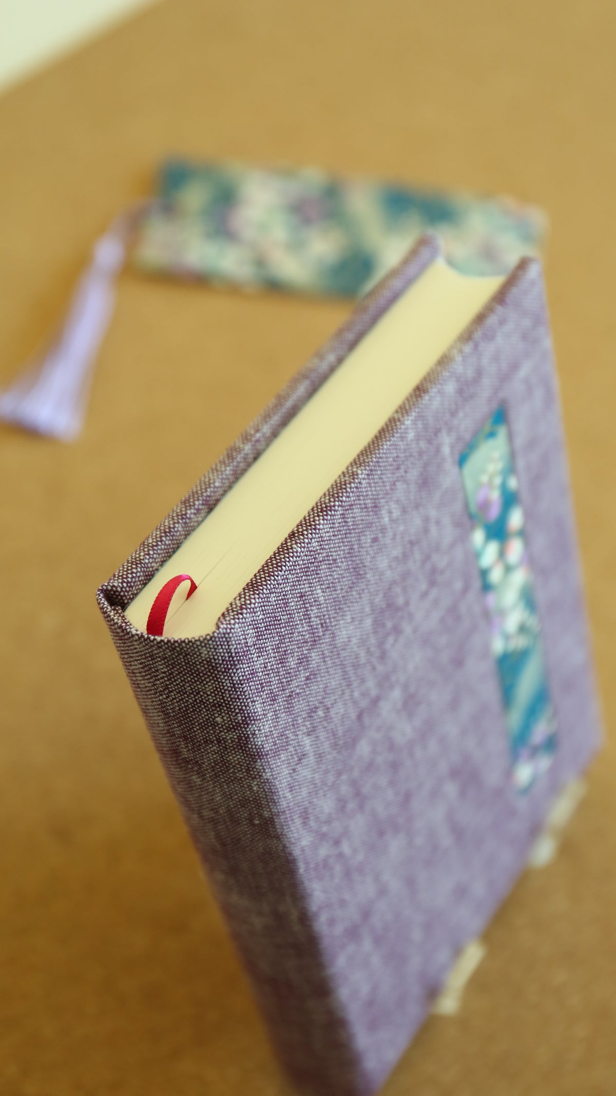 Handmade A6 Rounded-Spine Sketchbook (Lavender)