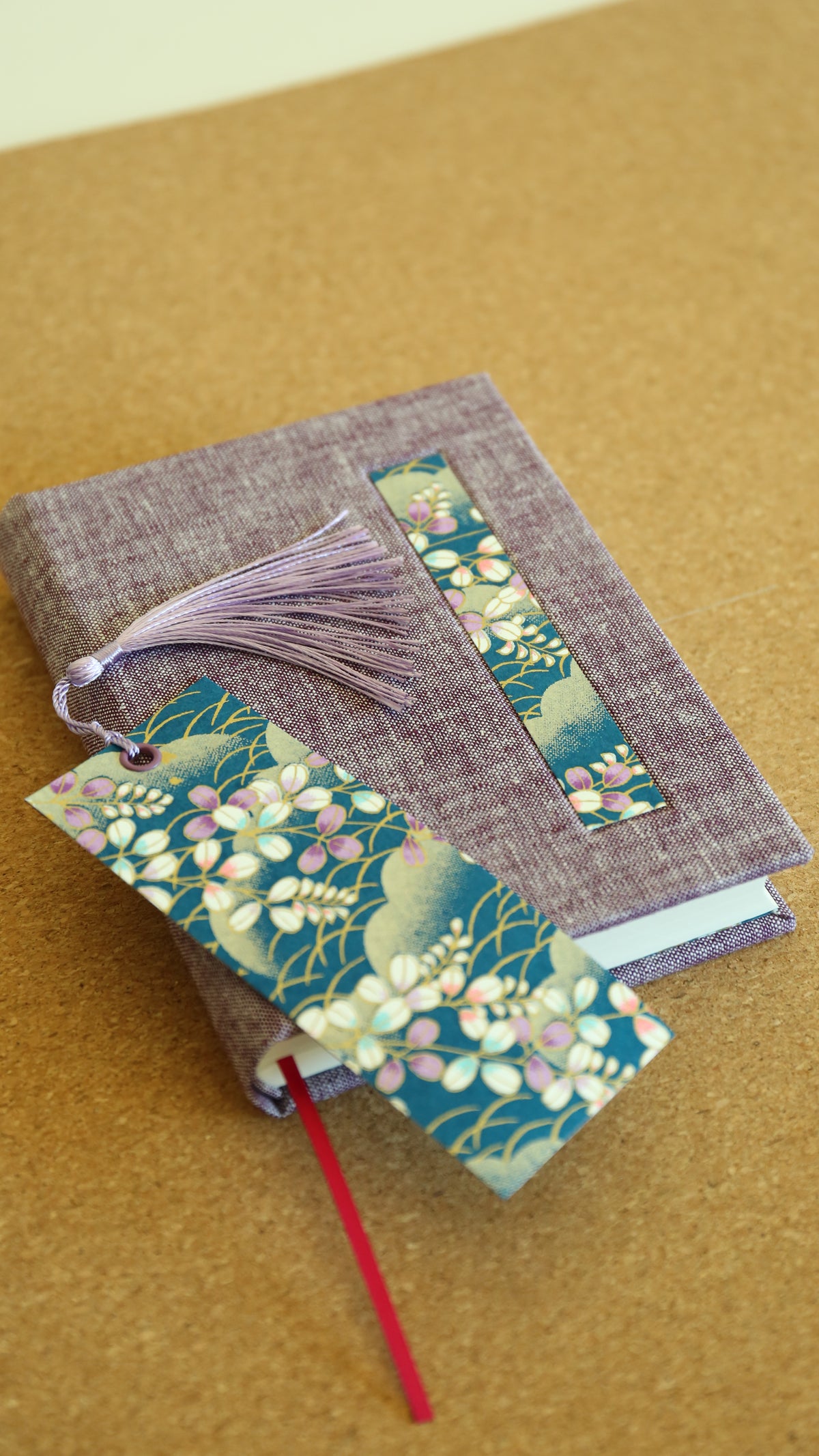 Handmade A6 Rounded-Spine Sketchbook (Lavender)