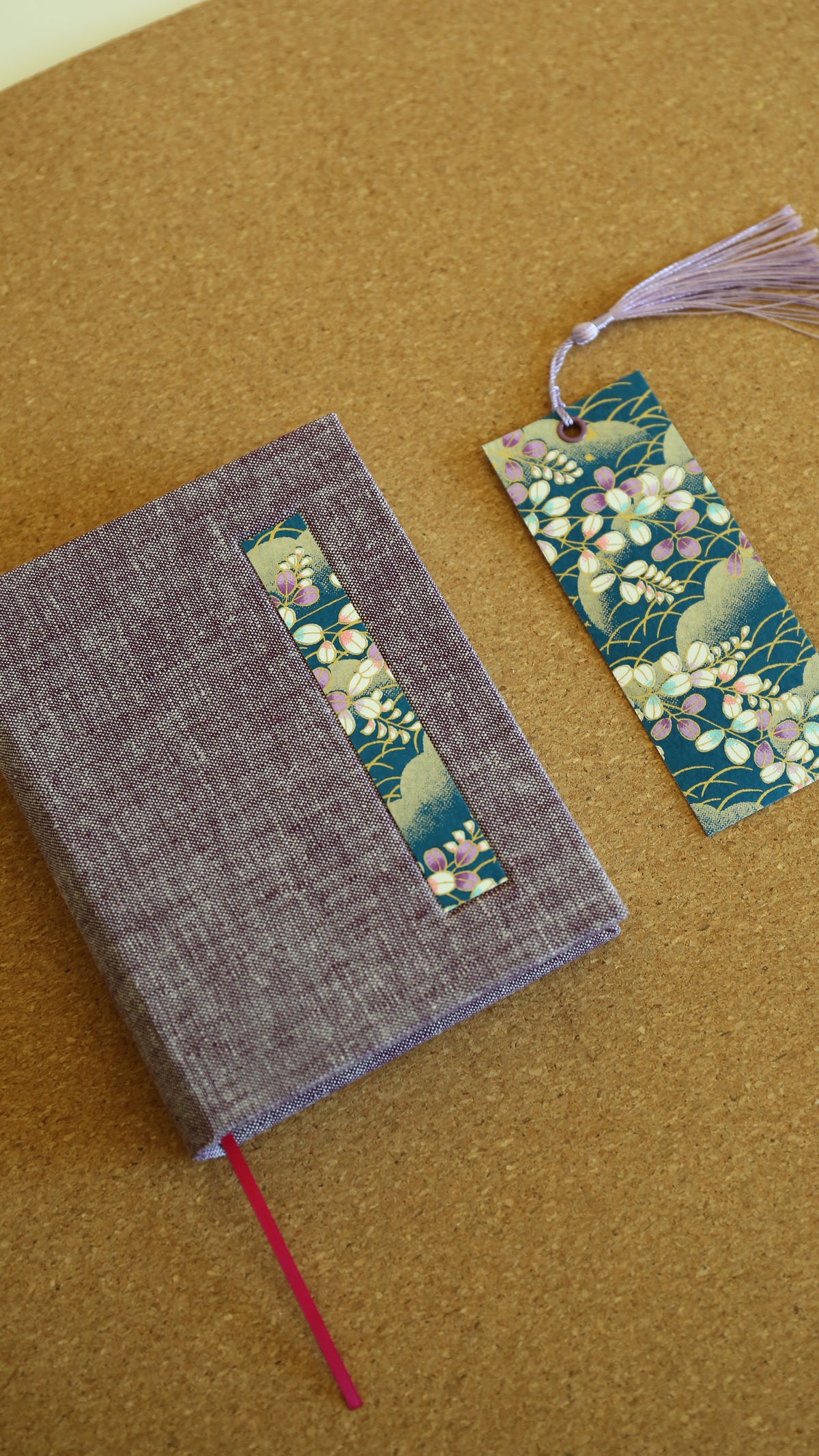 Handmade A6 Rounded-Spine Sketchbook (Lavender)