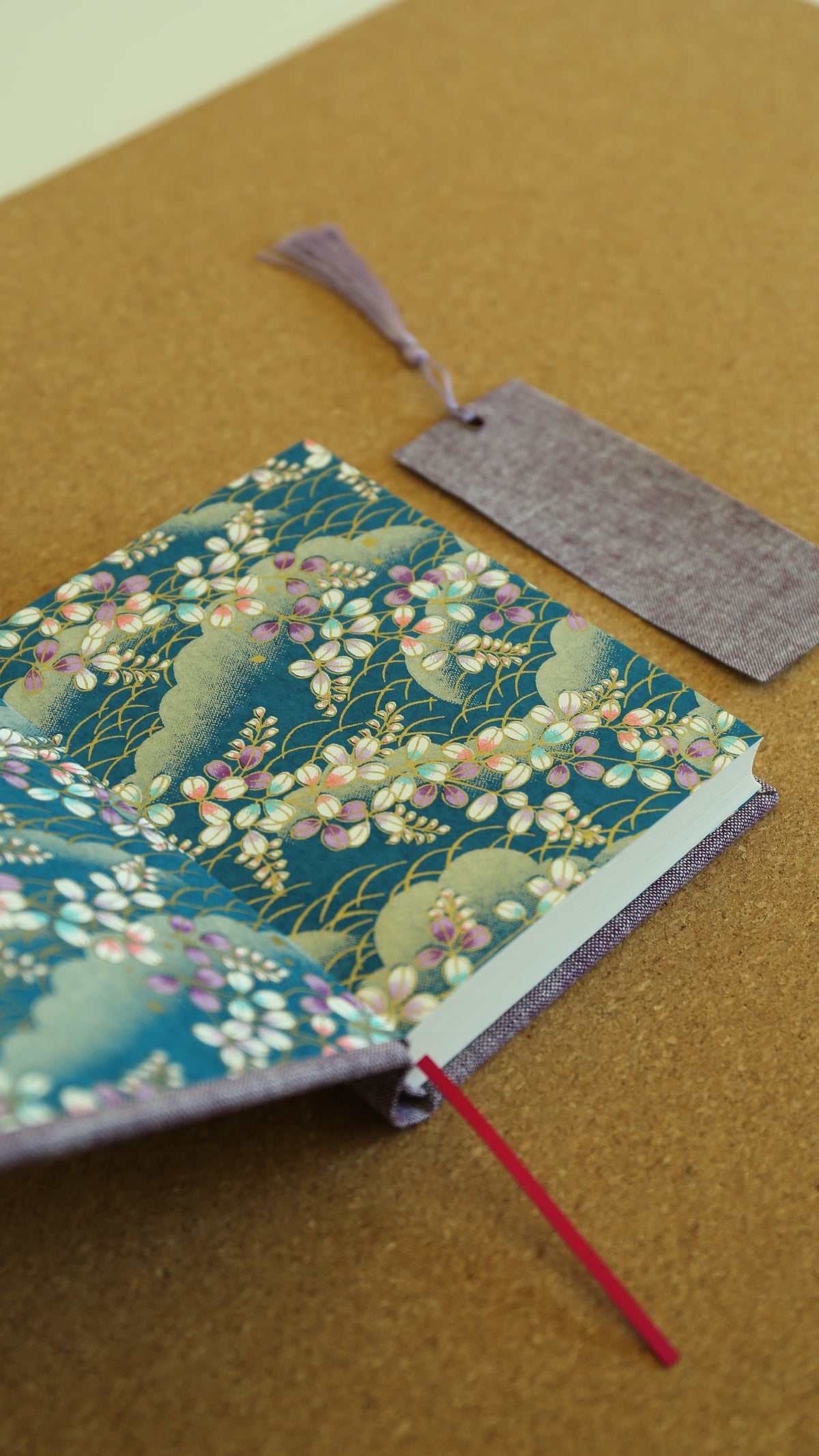 Handmade A6 Rounded-Spine Sketchbook (Lavender)
