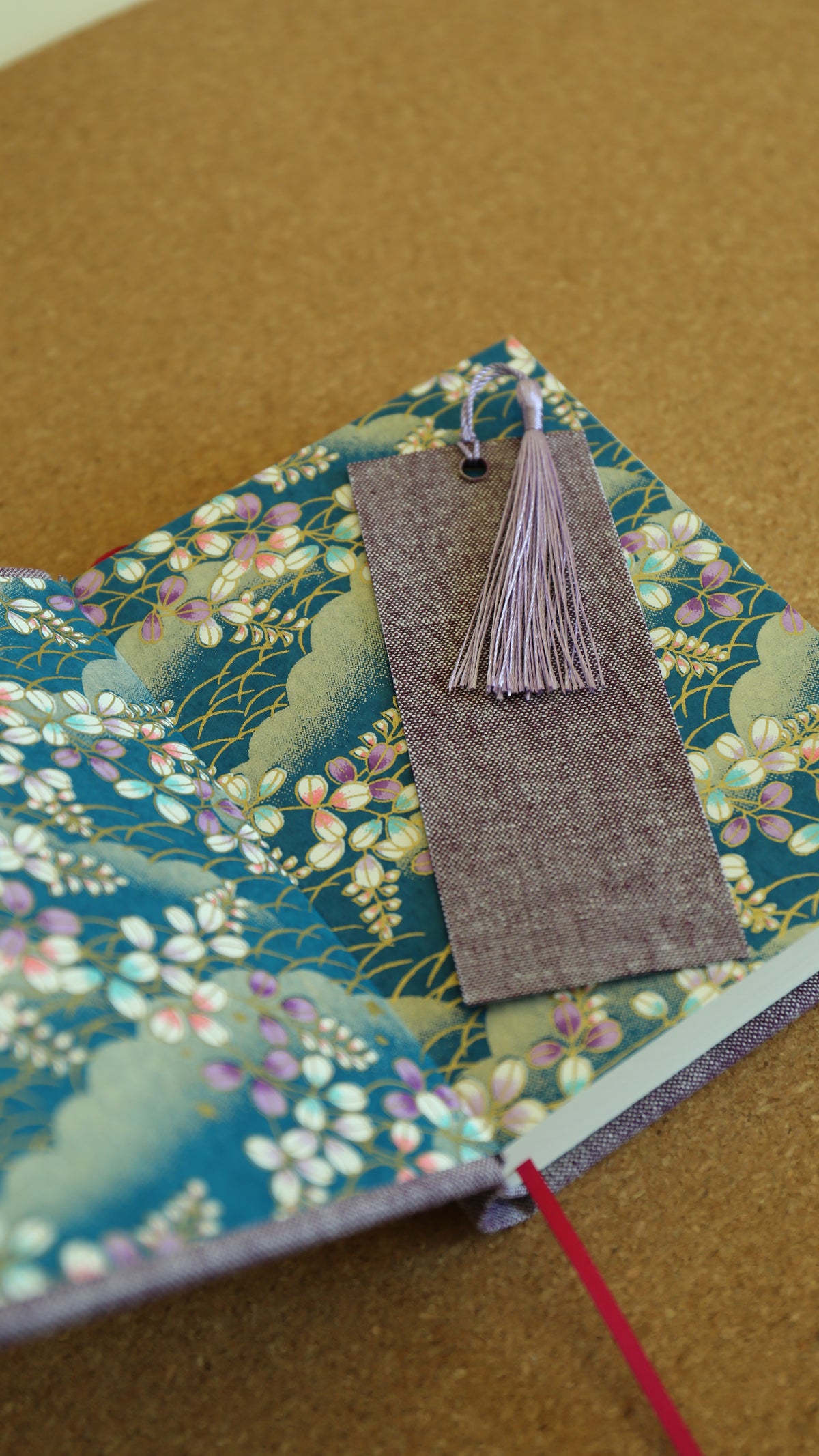 Handmade A6 Rounded-Spine Sketchbook (Lavender)