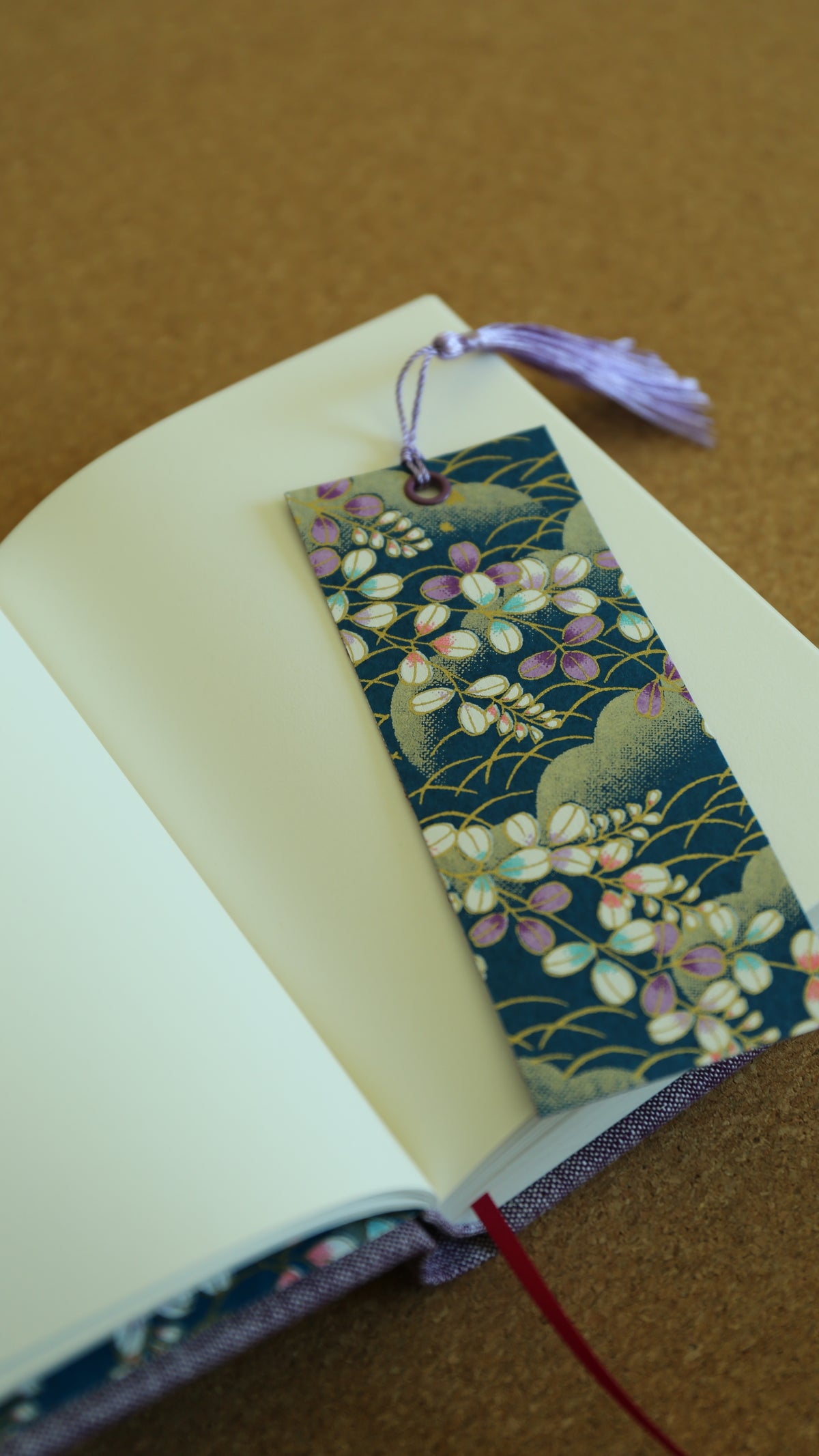 Handmade A6 Rounded-Spine Sketchbook (Lavender)