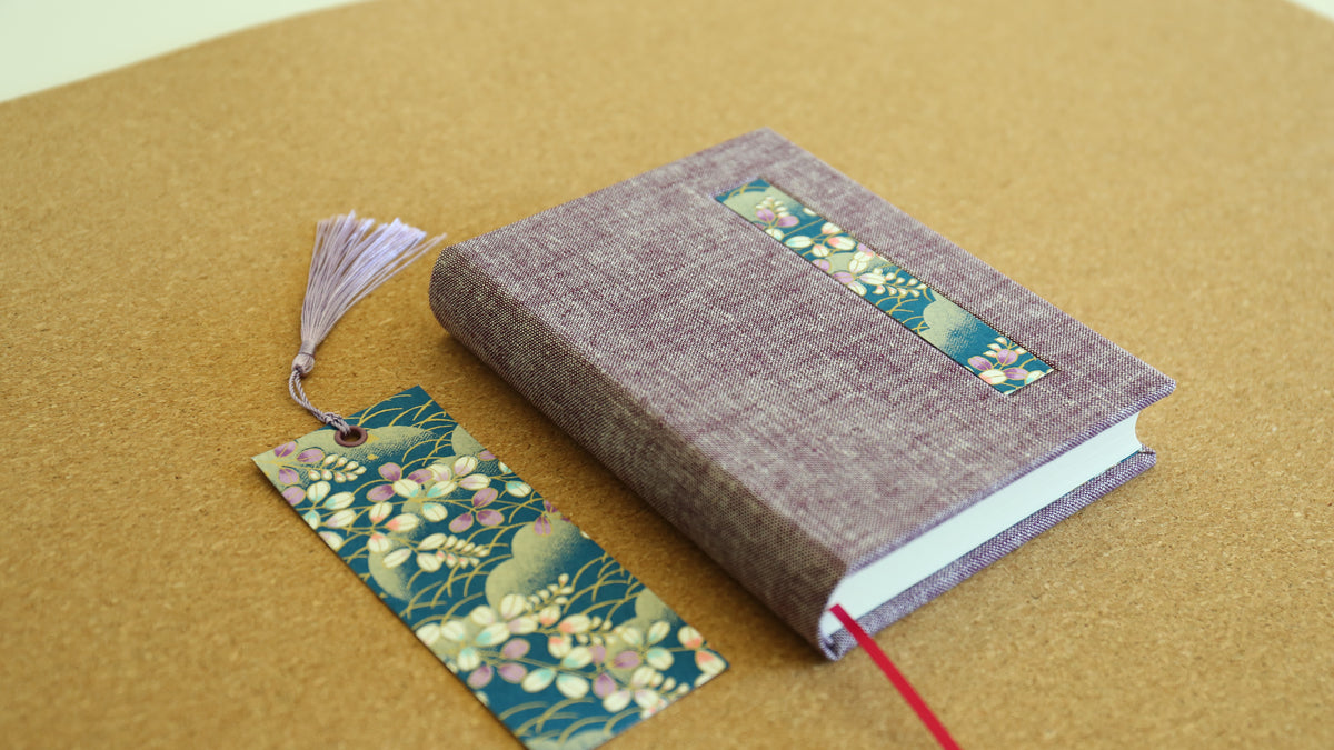Handmade A6 Rounded-Spine Sketchbook (Lavender)