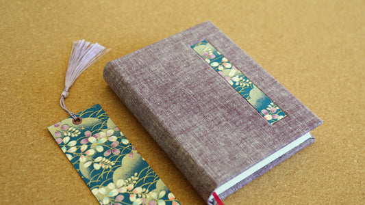 Handmade A6 Rounded-Spine Sketchbook (Lavender)