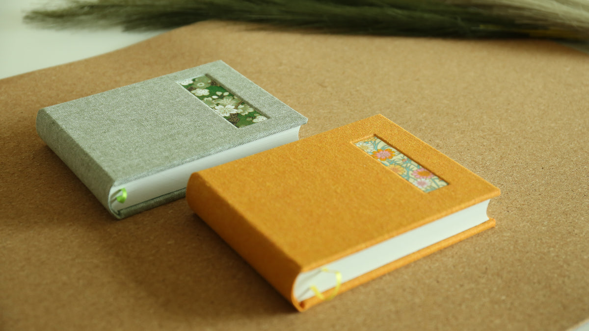 Handmade A6 Rounded-Spine Sketchbook (Green)