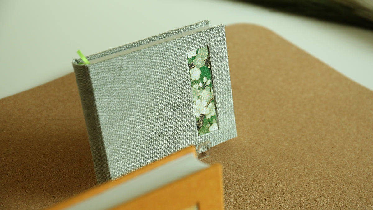 Handmade A6 Rounded-Spine Sketchbook (Green)