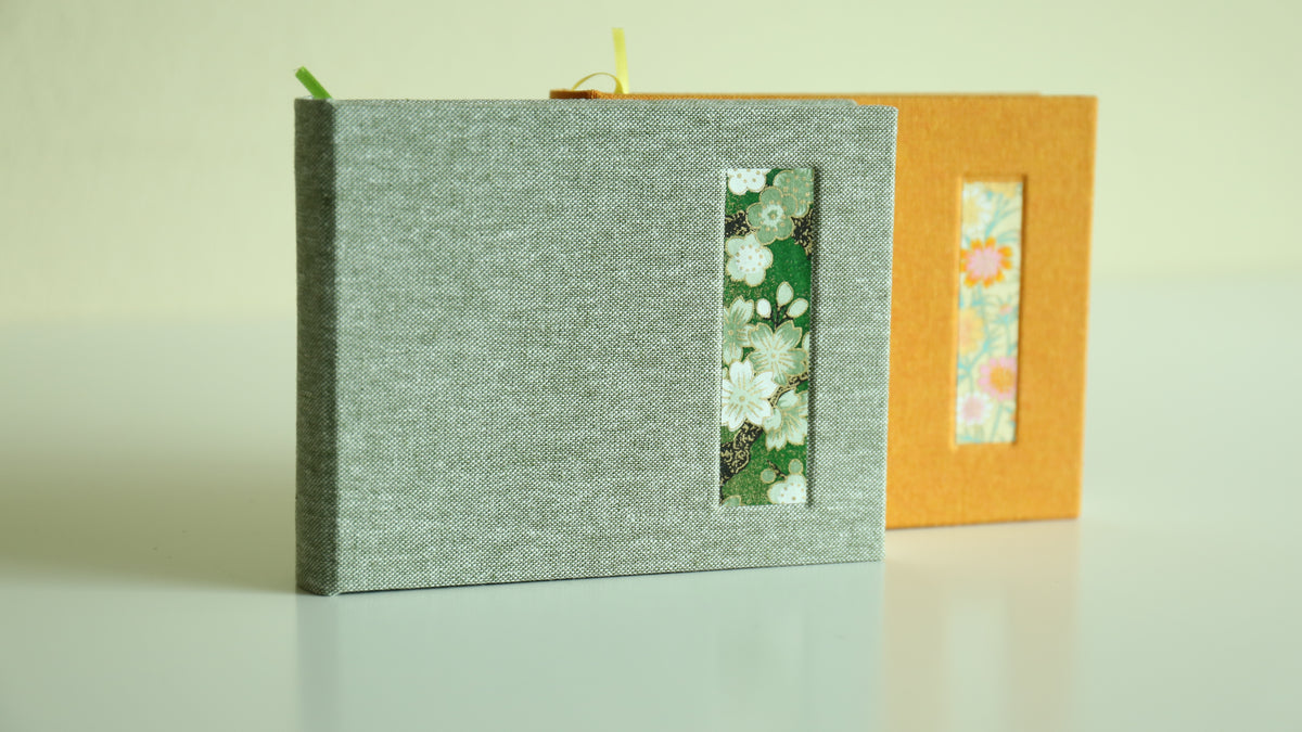 Handmade A6 Rounded-Spine Sketchbook (Green)