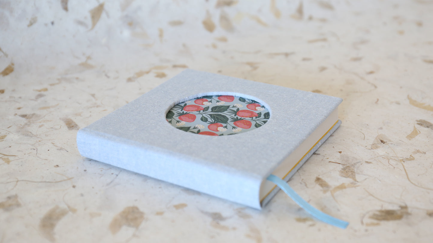 Blue Hardcover Square Journal Books