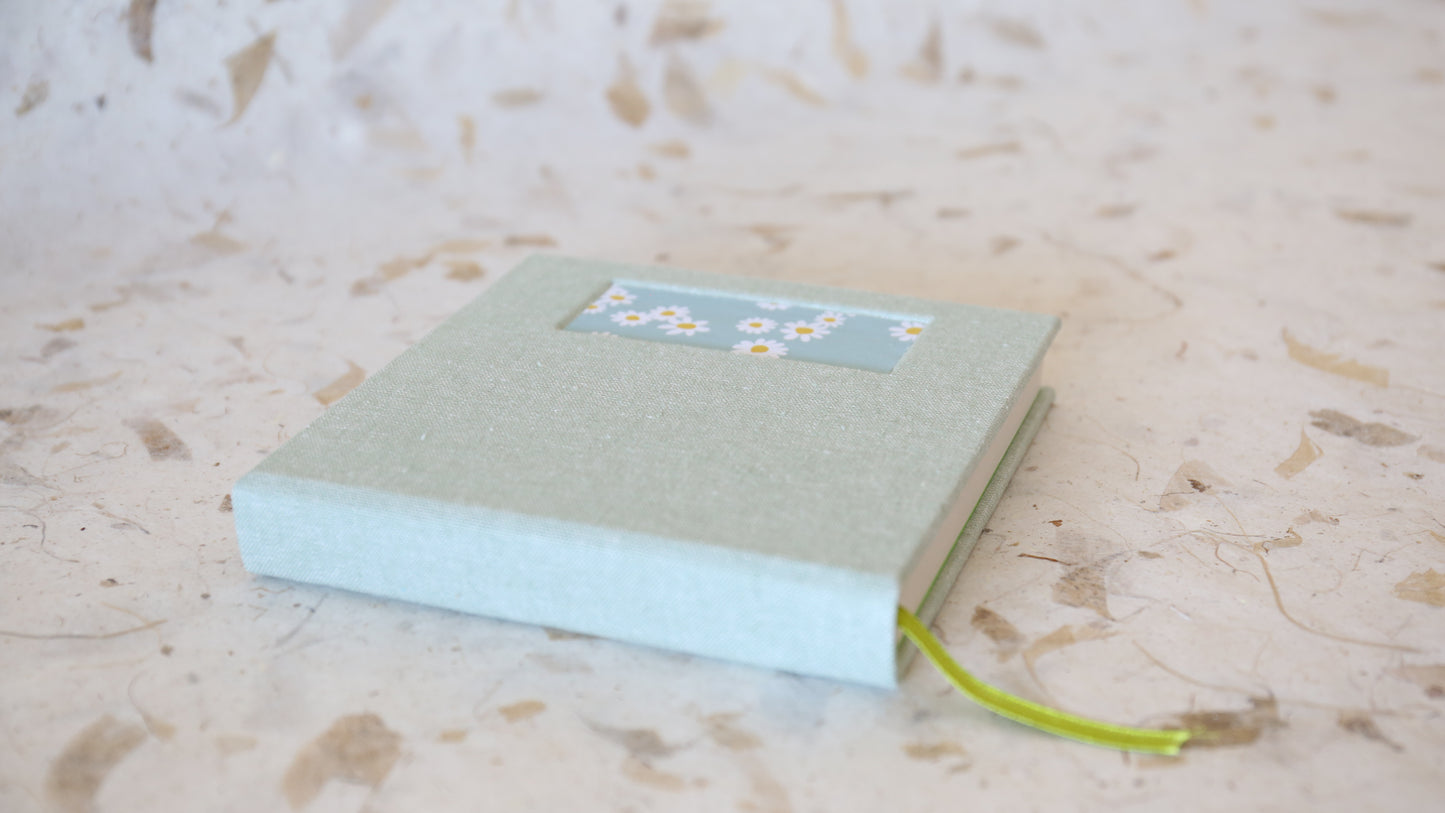 Green Hardcover Square Journal Books