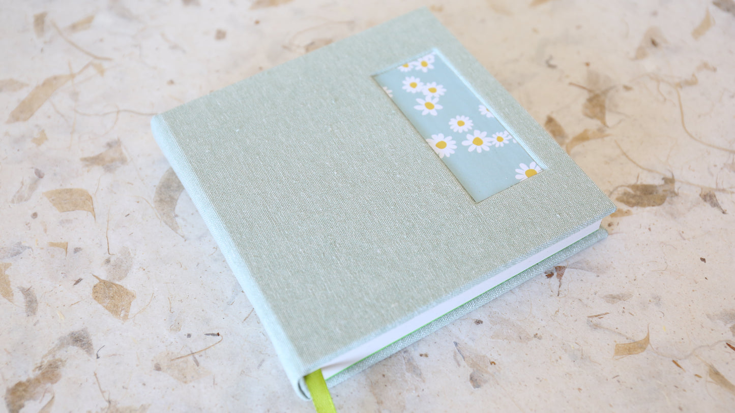 Green Hardcover Square Journal Books