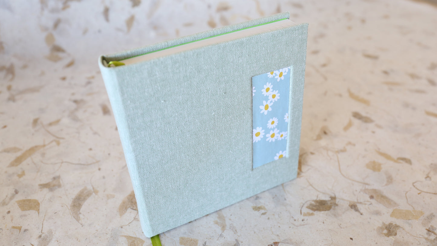 Green Hardcover Square Journal Books