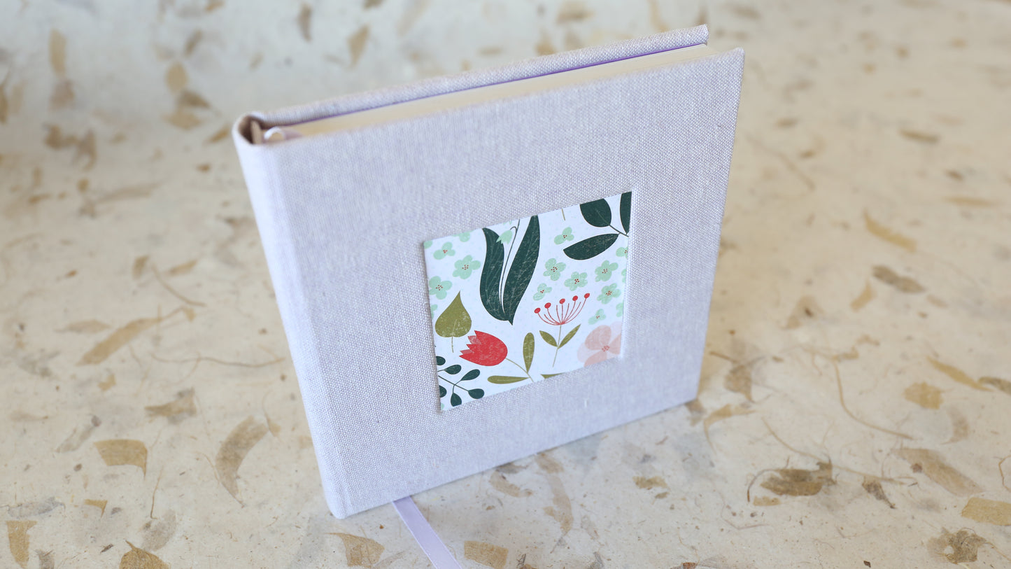 Pink Hardcover Square Journal Books