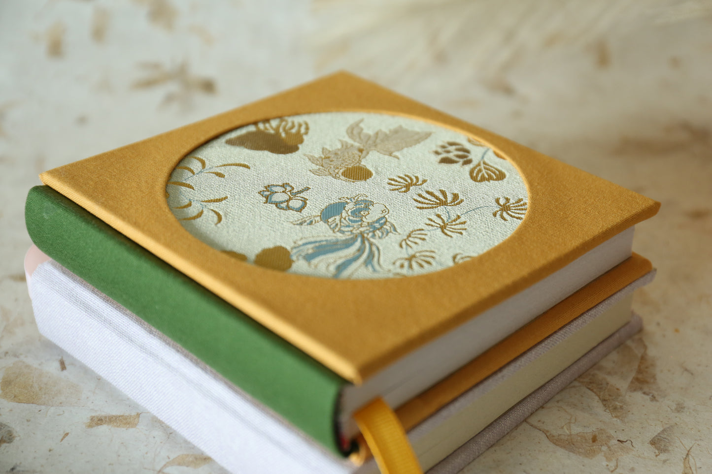 Song Brocade Square Journal Books (Golden Fish)