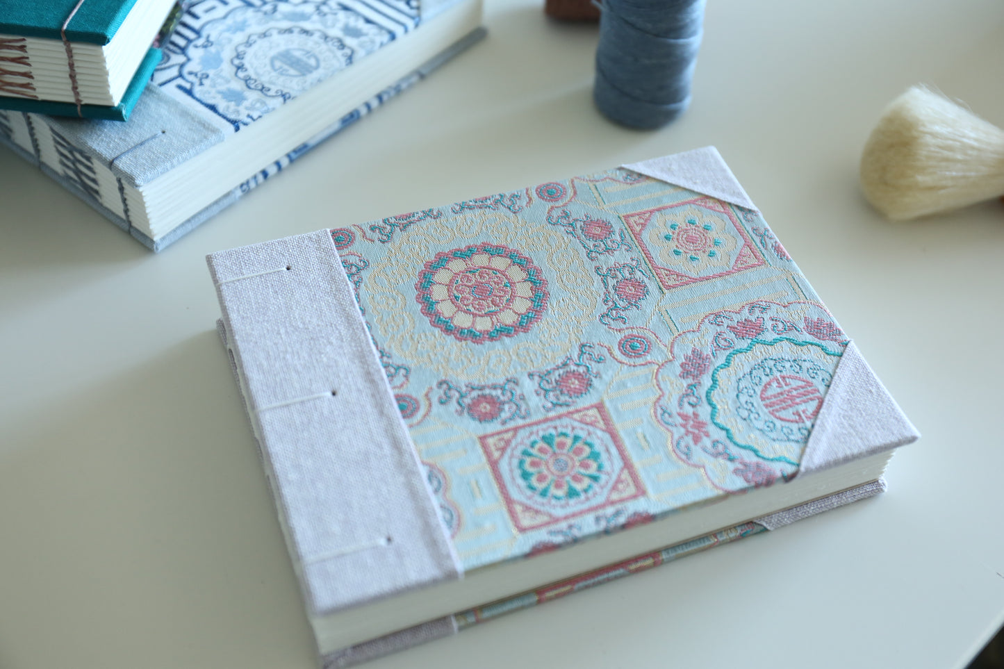 4"x 6" Stitched Watercolor Book (Pink)