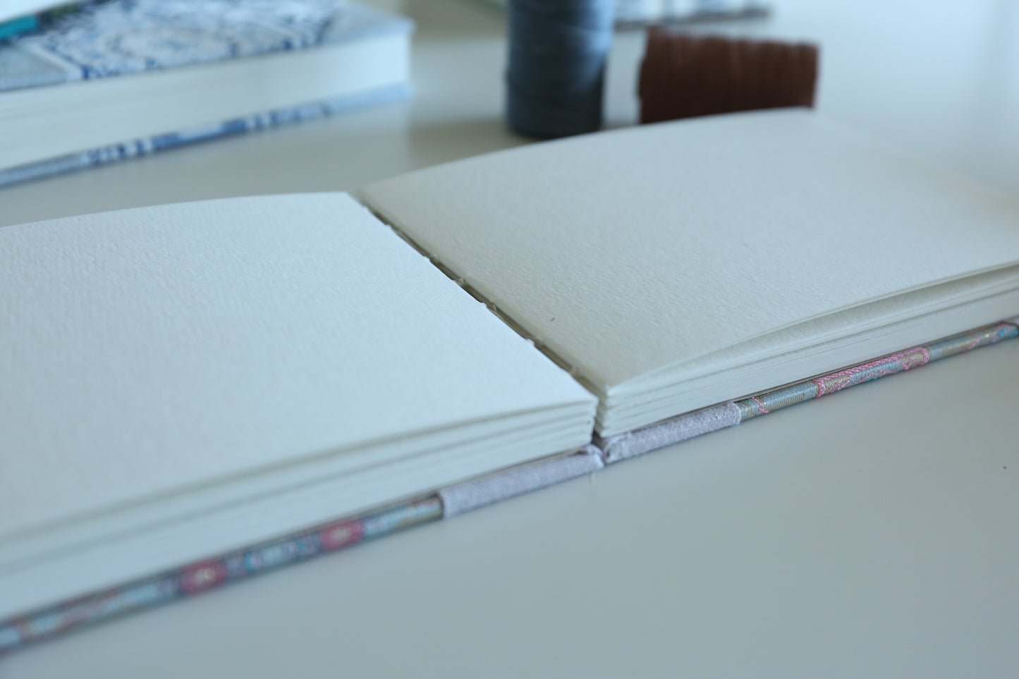 4"x 6" Stitched Watercolor Book (Pink)