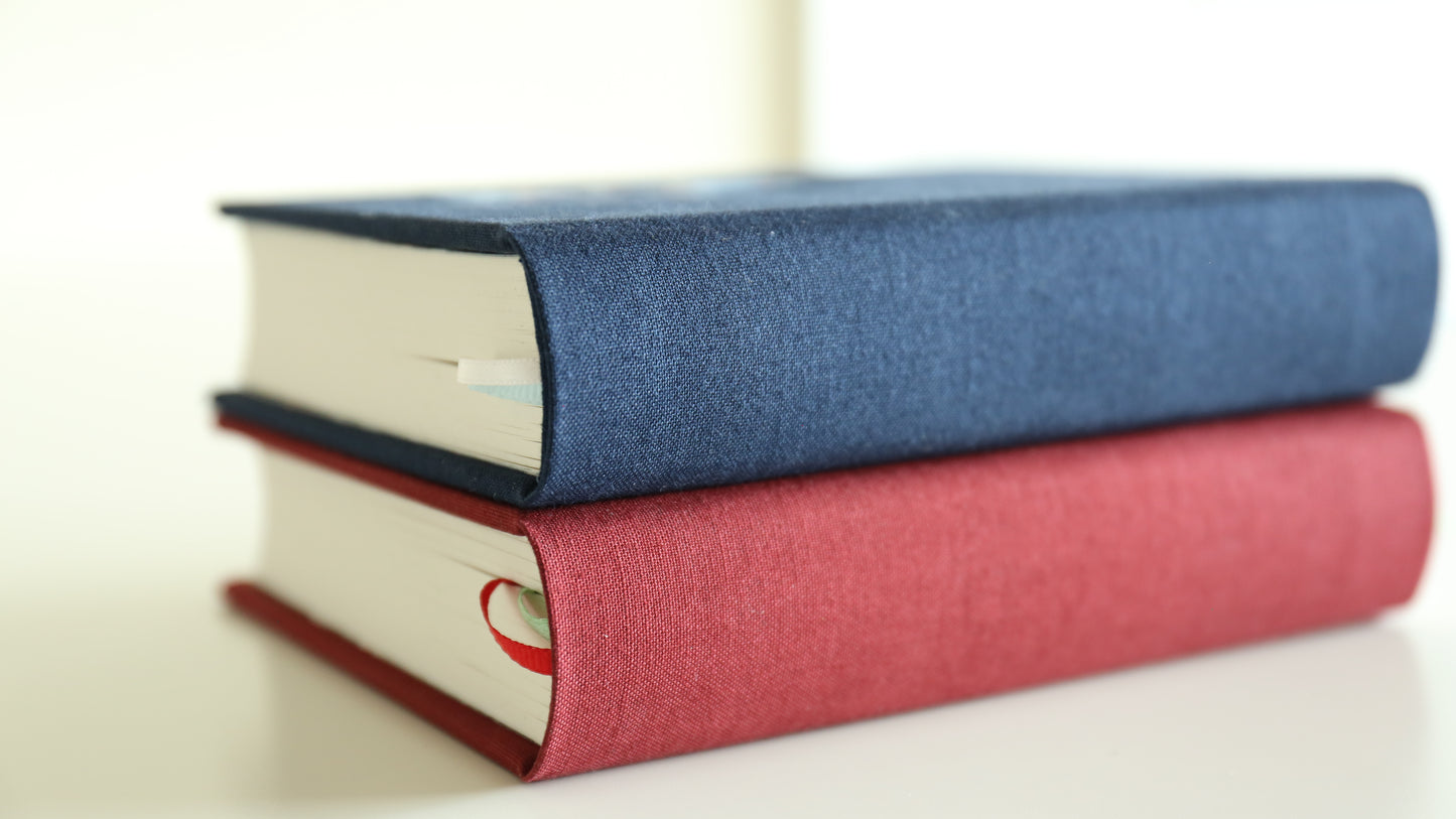 Red Rounded Spine Journal