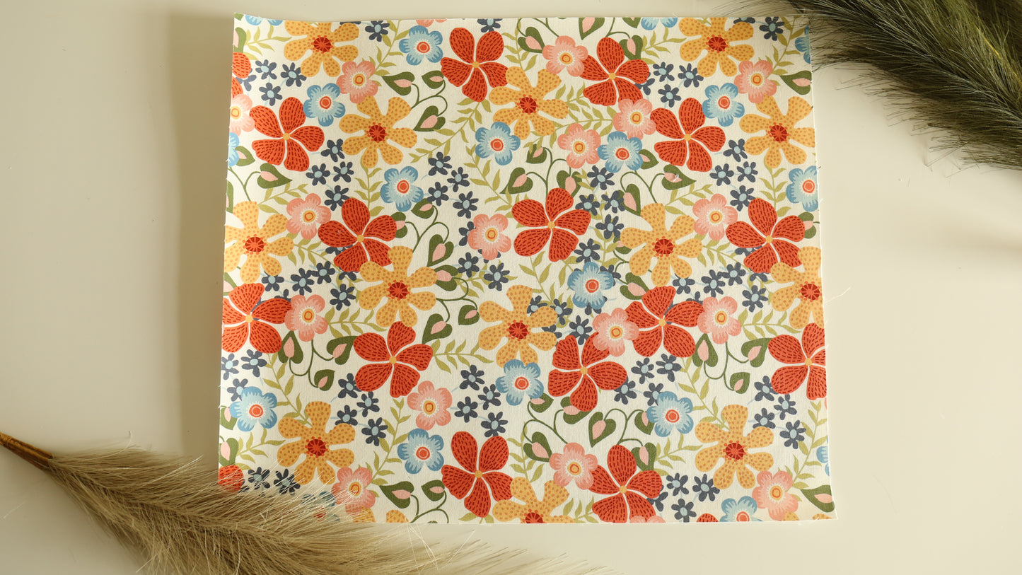 Bookbinding Cloth (Flower T1)