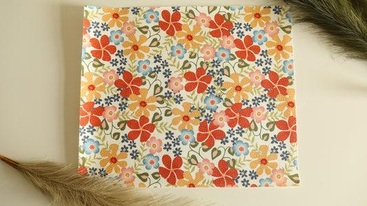 Bookbinding Cloth (Flower T1)