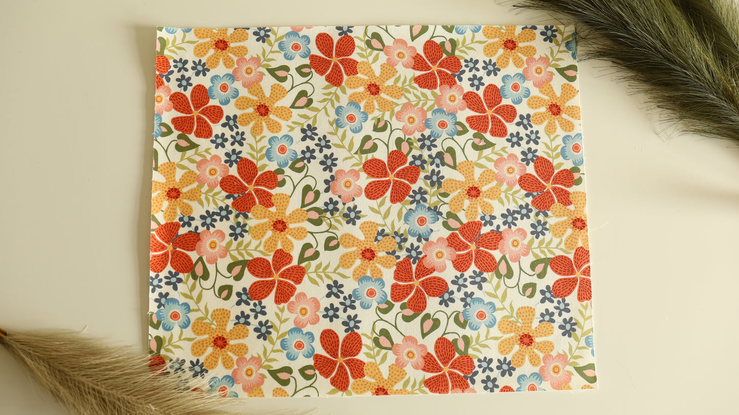 Bookbinding Cloth (Flower T1)