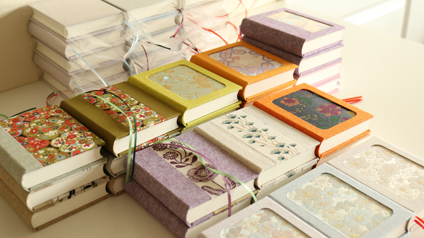 Rounded Spine A6 Journal (Golden Fish)