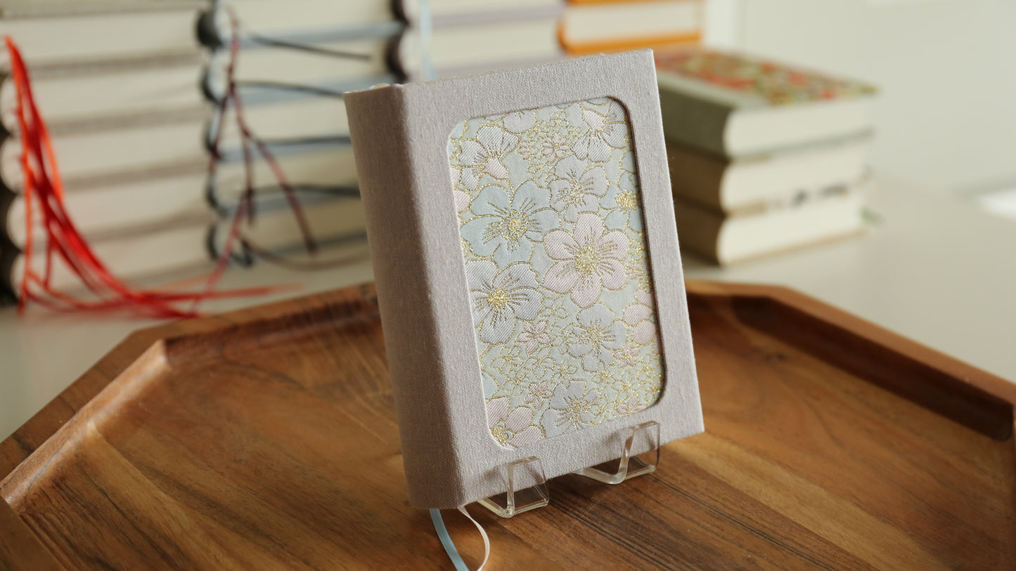 Rounded Spine A6 Journal (Pink Flower)