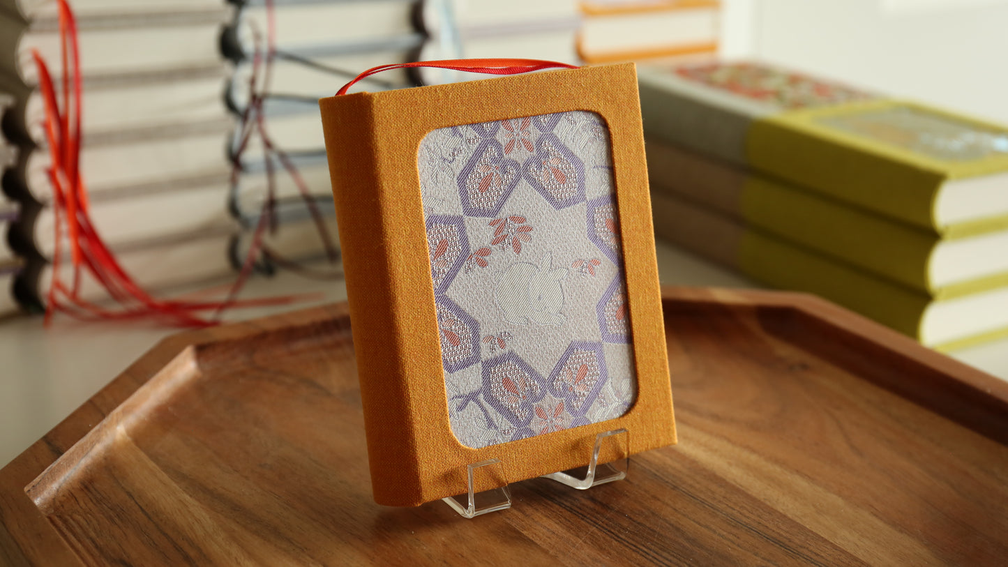 Rounded Spine A6 Journal (Jade Rabbit)