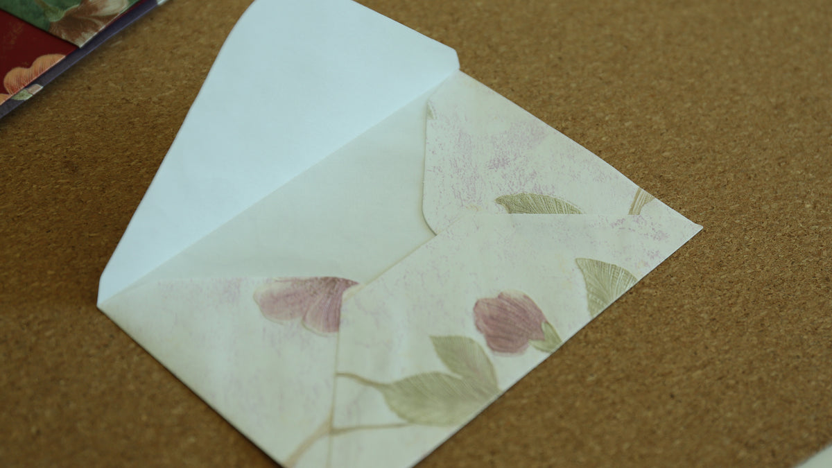 Floral Embossed Envelope 🌸 📮
