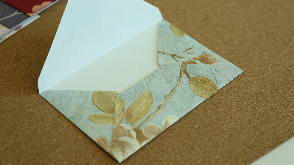 Floral Embossed Envelope 🌸 📮