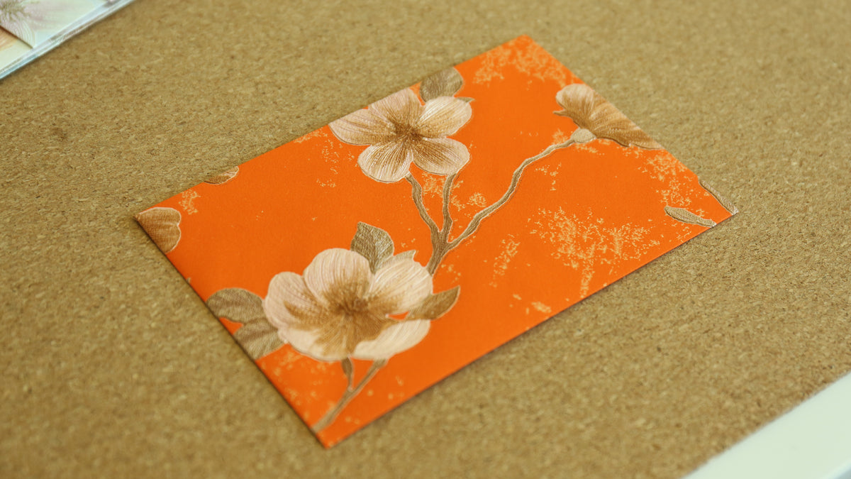 Floral Embossed Envelope 🌸 📮