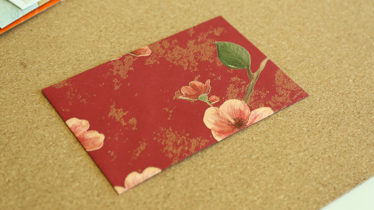 Floral Embossed Envelope 🌸 📮