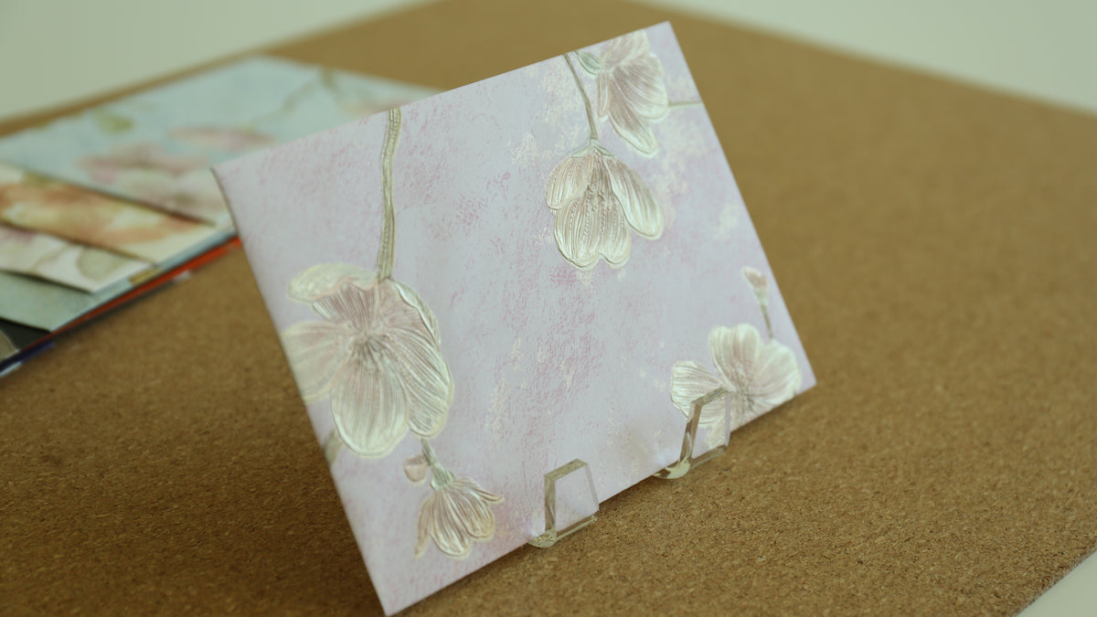 Floral Embossed Envelope 🌸 📮