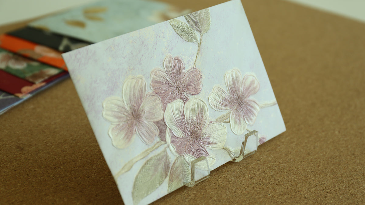 Floral Embossed Envelope 🌸 📮