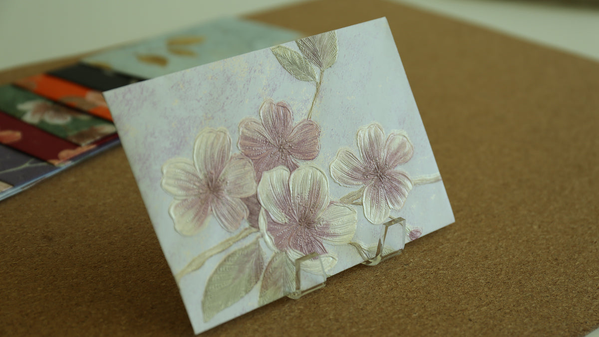 Floral Embossed Envelope 🌸 📮