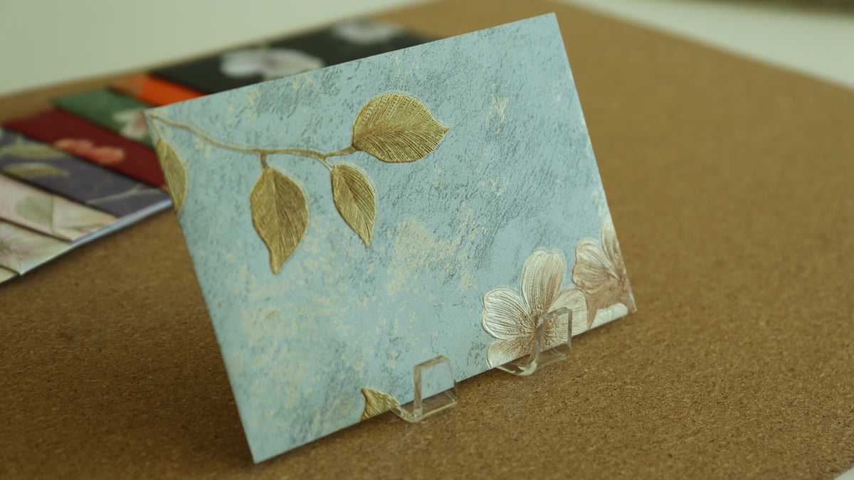Floral Embossed Envelope 🌸 📮