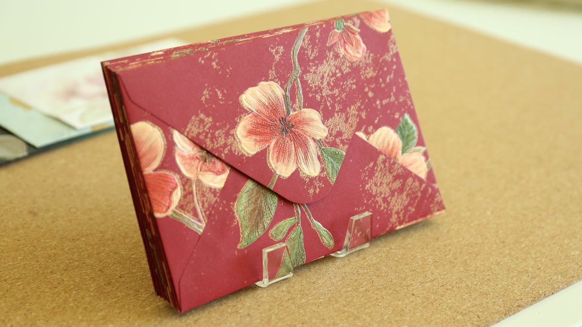 Floral Embossed Envelope 🌸 📮