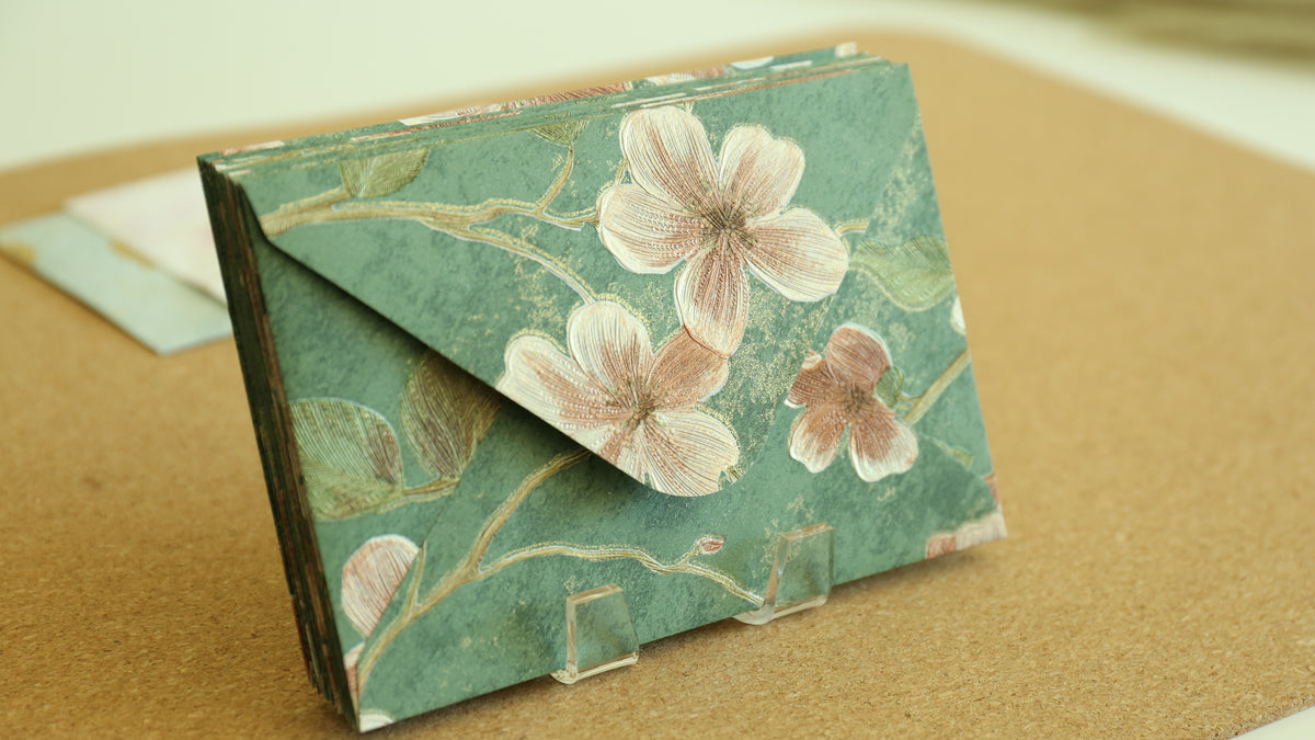 Floral Embossed Envelope 🌸 📮