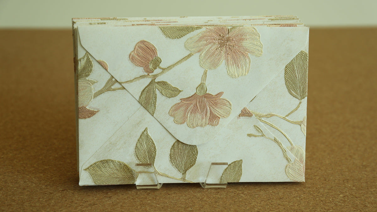 Floral Embossed Envelope 🌸 📮
